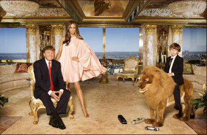 Trump, Melania and Son